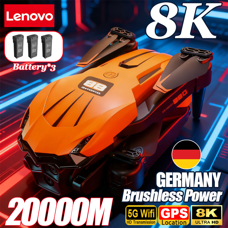 Drone Gimbal 3 Axis - Lenovo D88 Drone 8K Aerial HD