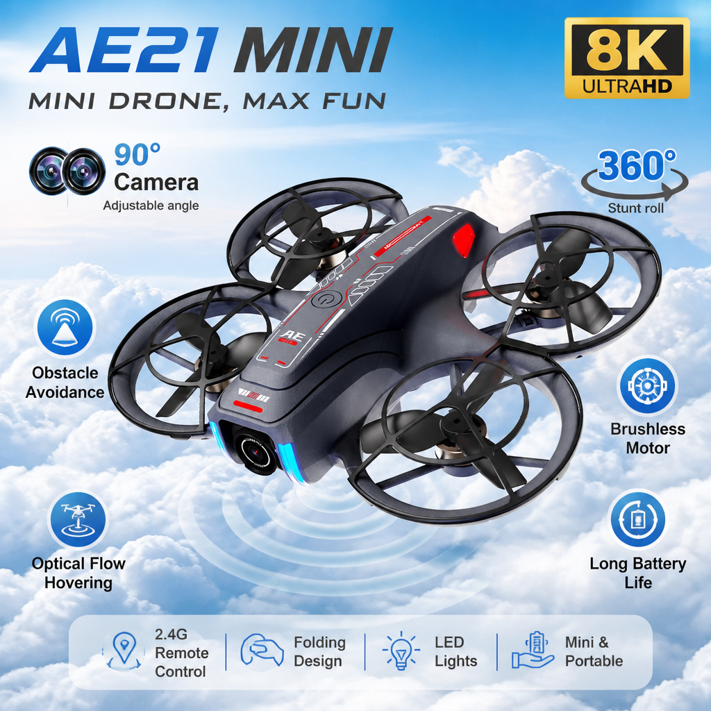 Introduction Drone GPS 8K Prof - Drone Gimbal 2 Axis ulasan dan harga