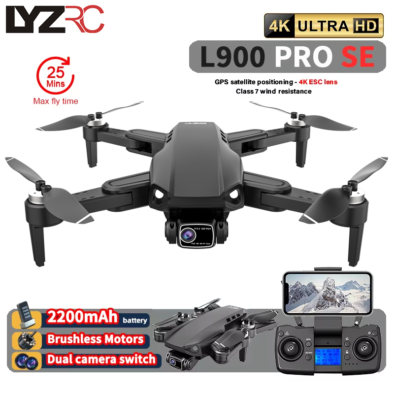 L900 Pro SE MAX GPS Drone 4K P - Drone Gimbal 2 Axis ulasan dan harga