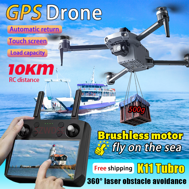 K11 Tubro Dual Camera GPS Dron - Drone Gimbal Mount ulasan dan harga