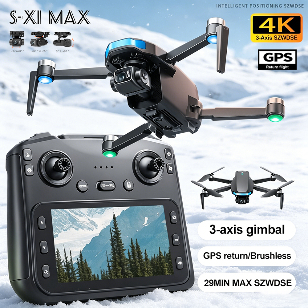 New S-X1 MAX Drone GPS 8K Prof - Drone Gimbal Case ulasan dan harga